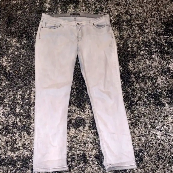 Levi’s 524 Too Superlow Jeans Gray W33 x L32 - Picture 1 of 4